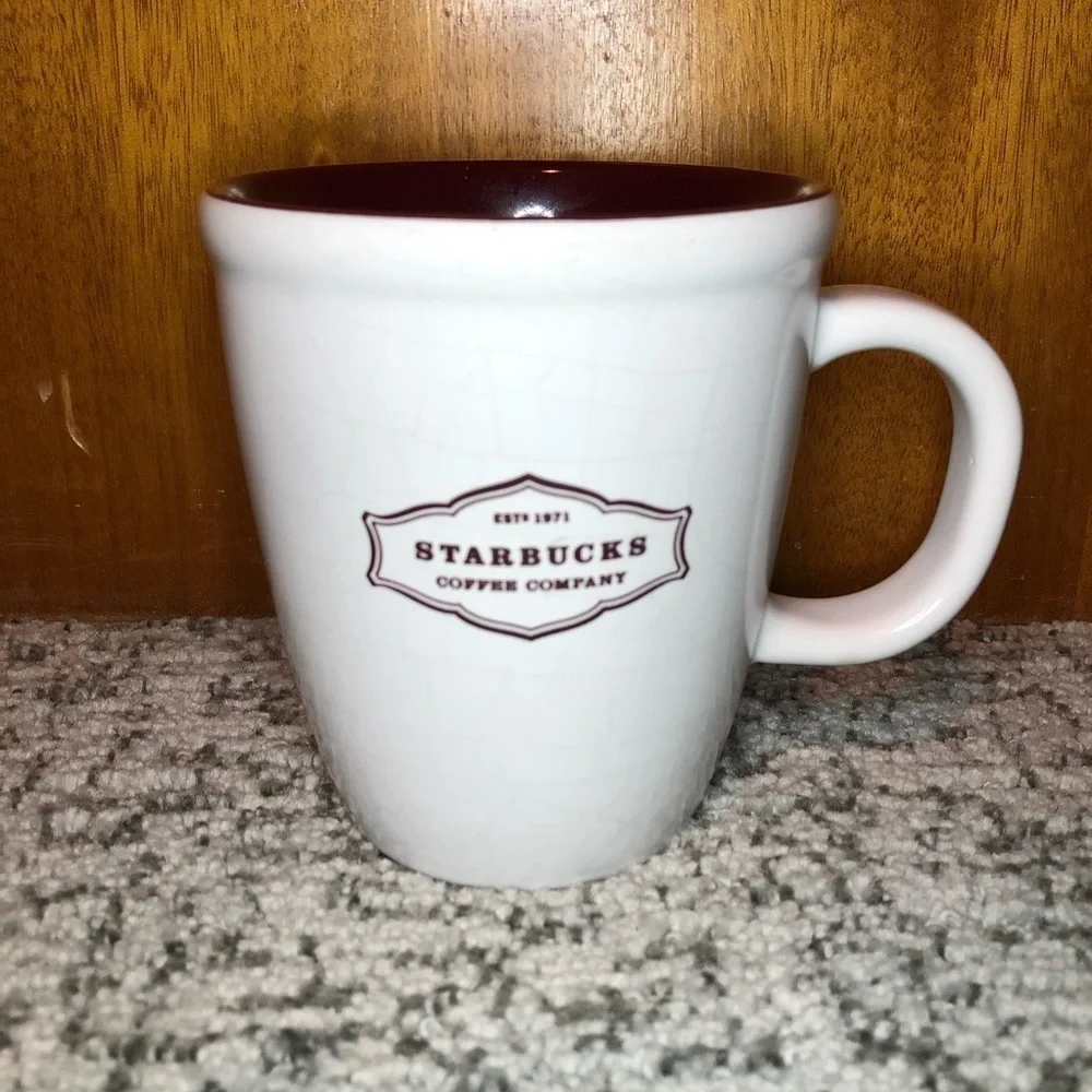 Starbucks White & Red Est. 1971 Coffee Mug 2006